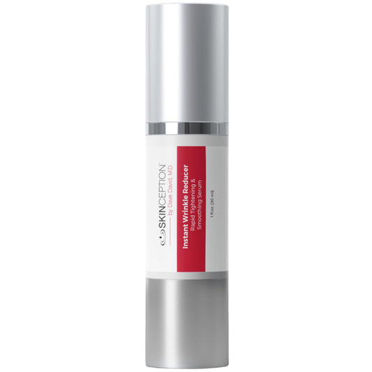 Skinception Instant Wrinkle Reducer - All-Natural Wrinkle Cream Smoothing for Fine Lines & Wrinkles - Fast-Acting Topical Anti-Aging Formula for a