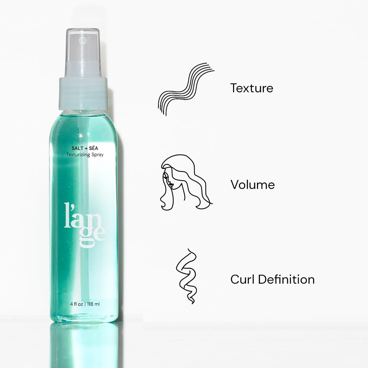 L'ANGE HAIR Sea Salt Texturizing Spray For Effortless Beachy Waves & Volume | Mineral-infused Sea Salt Hair Spray For Touchable Hold & Long-lasting