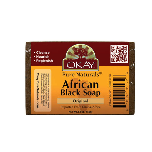 African Black Soap |Antiseptic Nourishing Wash |Natural Remedy For Cleansing Skin| For Treatment Of Skin Conditions Like Acne, Blemishes, & Psoriasis|