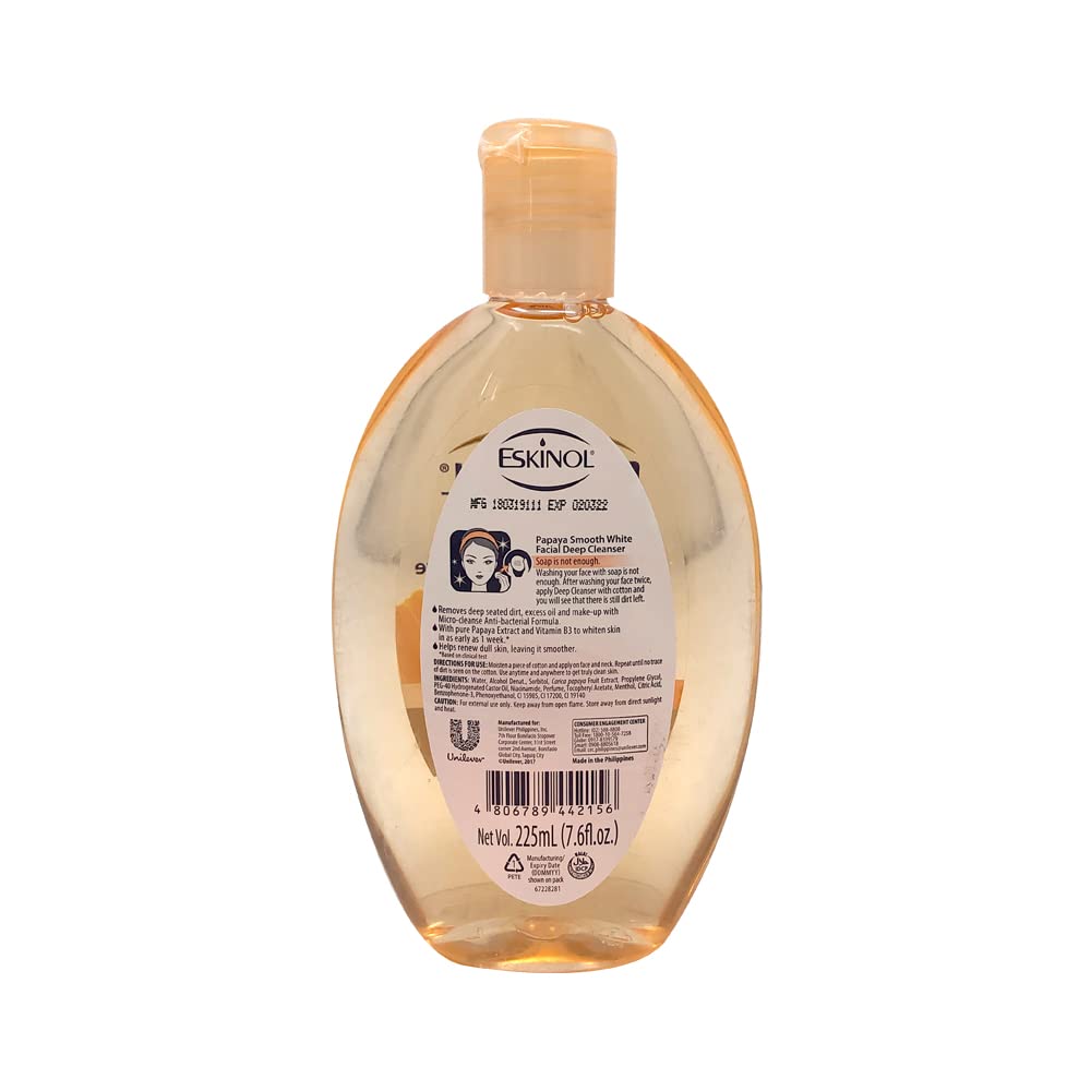 Eskinol Naturals Facial Cleanser Papaya 225mL