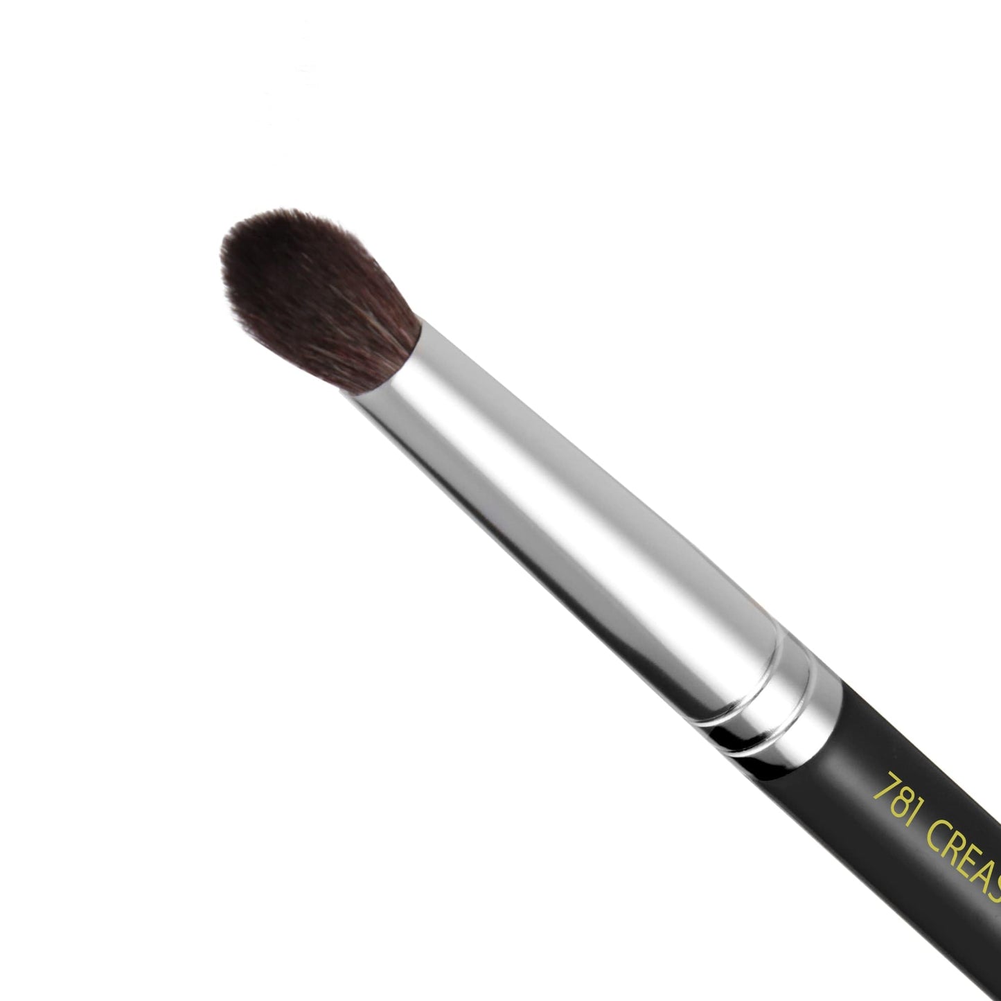 Bdellium Tools Professional Makeup Brush - Maestro Series 781 Crease - With Mix of Soft Synthetic & Natural Fibers, For Eye Crease (Black, 1pc)