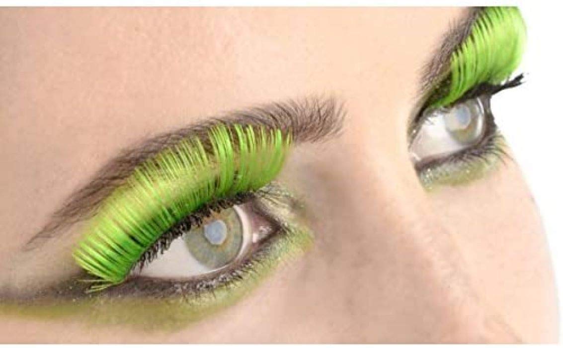 Amscan Neon Green Eyelashes