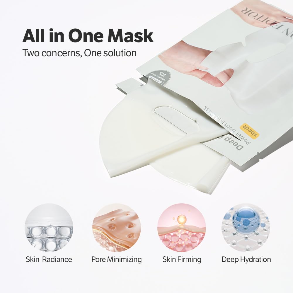 SUNGBOON EDITOR Deep Collagen Overnight Mask Hydrating Mask for Glass Skin, Wrinkle Care, Firming & Pore Refining 2,160,000PPB Collagen + 9 Peptides Beauty and Personal Care SUNGBOON EDITOR
