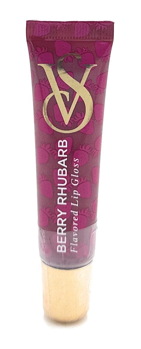 Victoria's Secret Flavored Lip Gloss Berry Rhubarb 0.46 Oz
