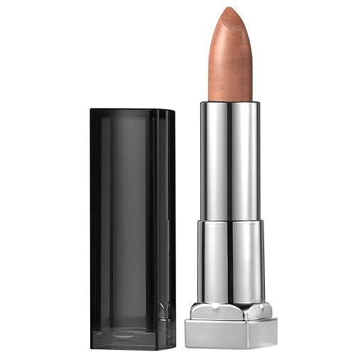 Maybelline New York Color Sensational Gold Lipstick Metallic Lipstick, White Gold, 0.15 oz