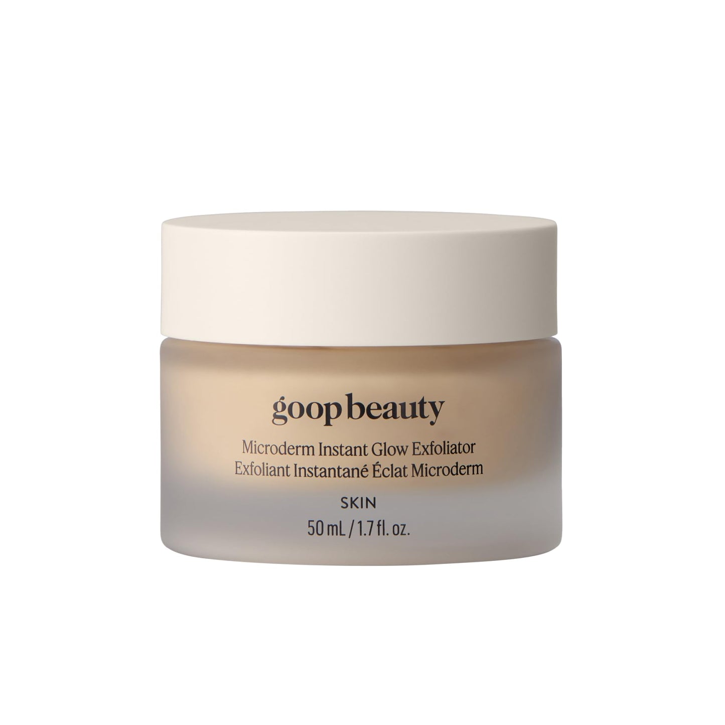 goop Beauty Microderm Face Exfoliator | At-Home Microdermabrasion with Glycolic Acid & Exfoliating Minerals | Smooths Skin Texture | Clean Face Scrub