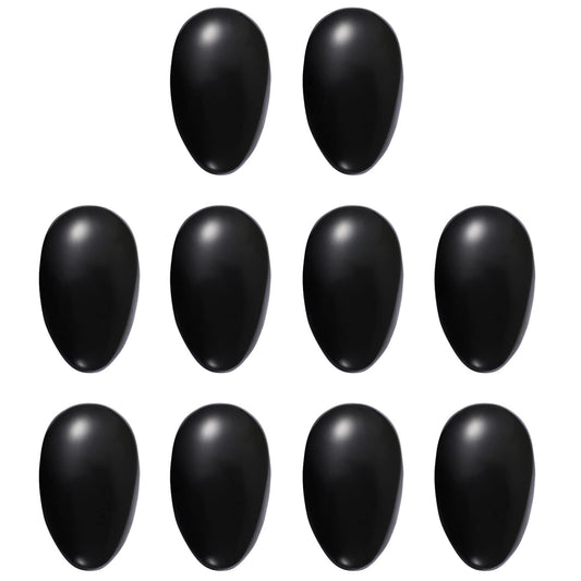 Beaupretty 10 Pairs Hair Dye Ear Covers Plastic Hair Salon Earmuffs Ear Protector Ear Caps Black Beauty and Personal Care Beaupretty