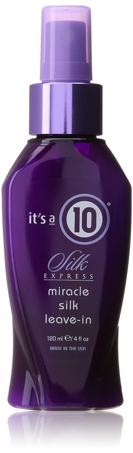 It's a 10 Haircare Silk Express Miracle Silk Leave-In, 4 fl. oz. (Pack of 2)
