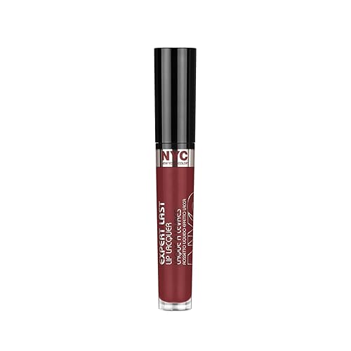 N.Y.C. New York Color Expert Last Lip Lacquer, Turtle Bay Toffee, 0.15 Fluid Ounce