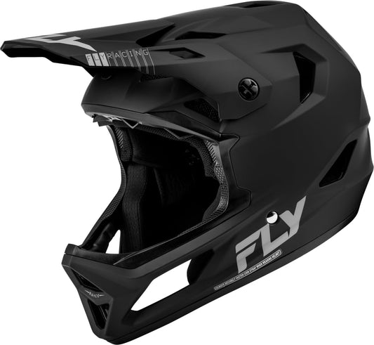 Fly Racing Rayce MTB/BMX Bicycle Helmet (Black, Medium)