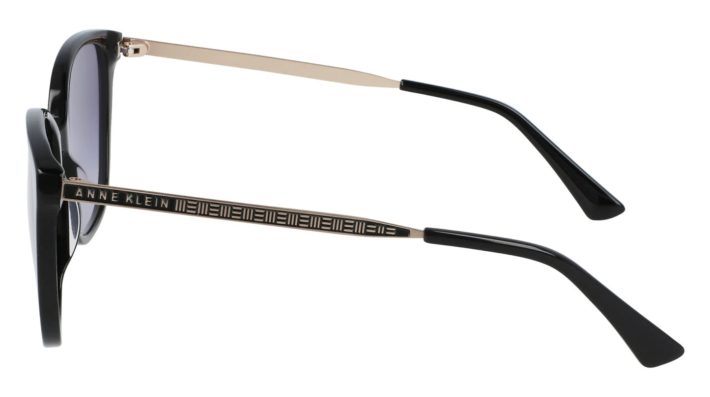 Anne Klein Women's Sunglasses AK7079 - Black with Grey Gradient Lens