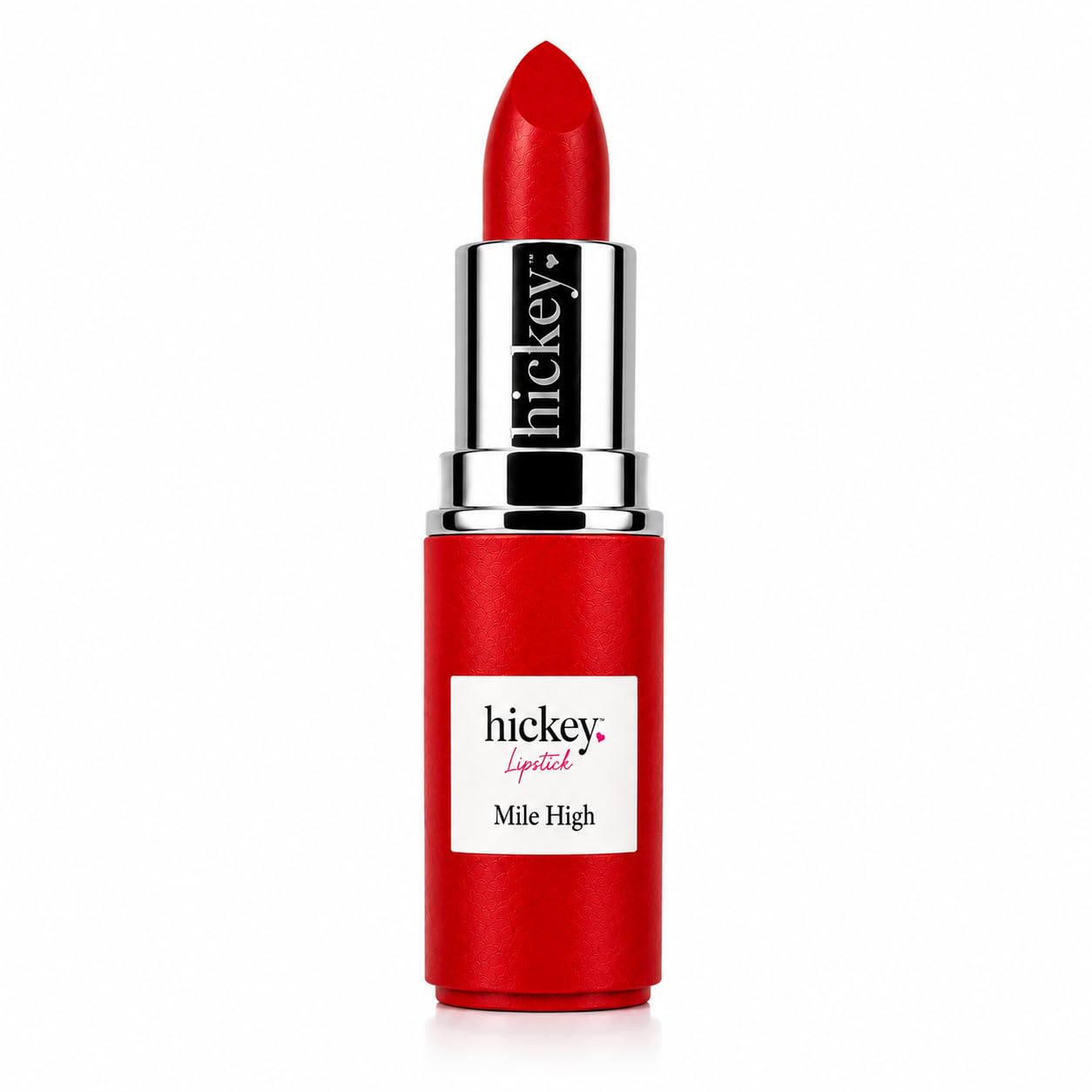 Hickey Lipstick Mile High Organic Perfect Red Lipstick Refill - Long Lasting Lipstick for Women - Hydrating & Moisturizing Shade, Best Lip Color for