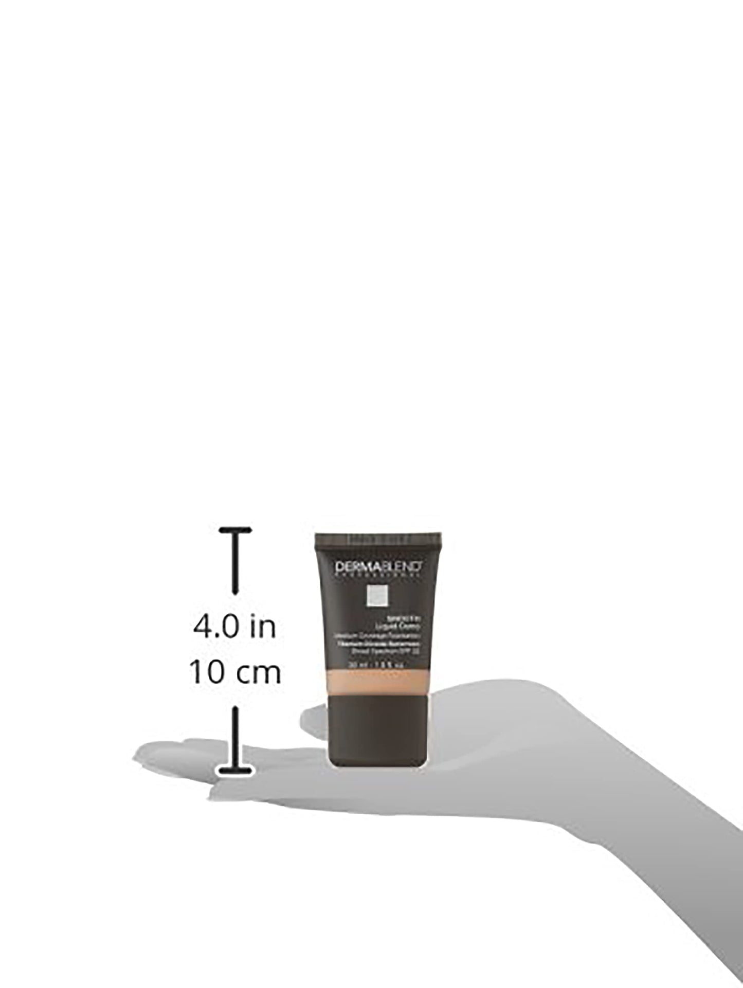 Dermablend Smooth Liquid Foundation with SPF 25, 1 Fl. Oz, 40N Chestnut, For Medium Skin with Neutral Undertones