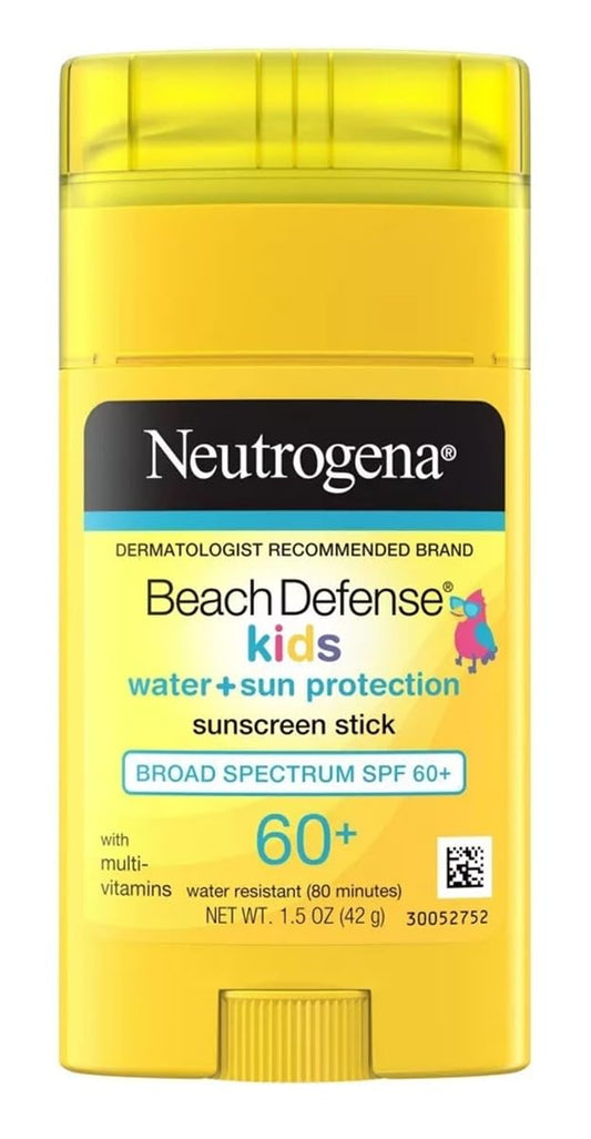 Neutrogena Beach Defense Kids Spf#60+ Sunscreen Stick 1.5 Ounce