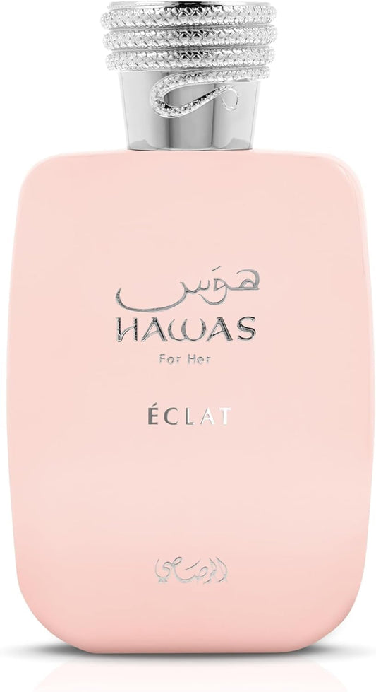 Rasasi Hawas Eclat for Women Eau de Parfum Spray, 3.4 Ounce