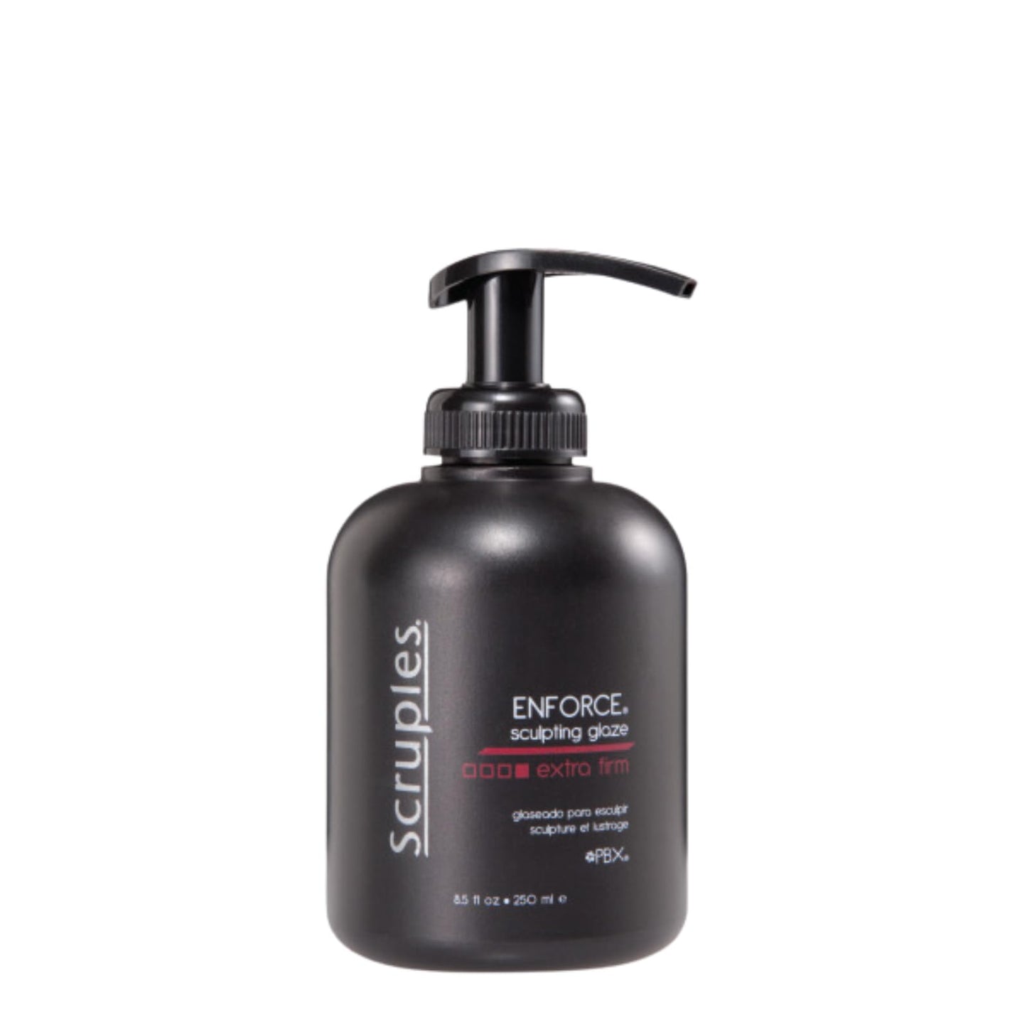 Scruples Enforce Sculpting Glaze - Strong Hold Hair Gel to Create Body & Lift - Weightless Hair Glaze Without Build Up - Water Soluble Formula for All