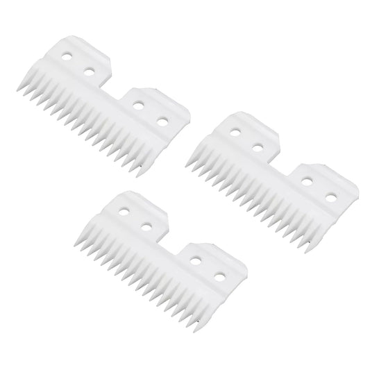 3PCS Fast Feed Ceramic Blades Replacement Blades for Oster Fast Feed Clipper A5 Grooming Clippers Parts Beauty and Personal Care ZEZEFUFU