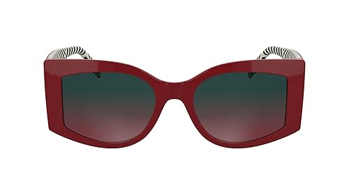 KARL LAGERFELD Women's Sunglasses KL6183S - Red with Gradient Petrol/Red Lens