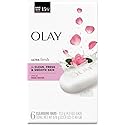 Olay Ultra Fresh Bath Bar, for Clean, Fresh & Smooth Skin with Notes of Rosewater, 23.9 oz (678g) - 6 Count, Pack of 1