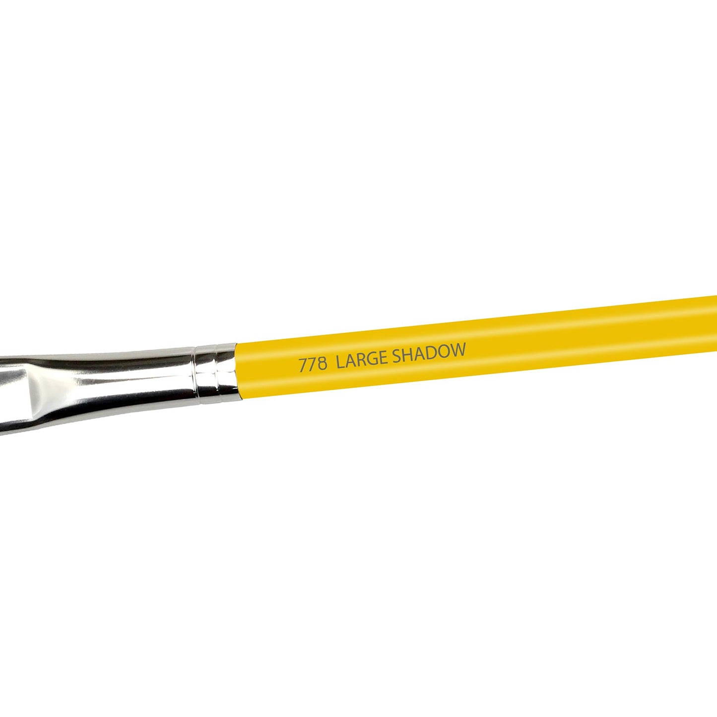 Bdellium Tools Professional Makeup Brush - Studio Series 778 Large Shadow - With Mix of Soft Synthetic & Natural Fibers, For Applying Shadow (Yellow