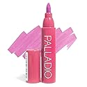 Palladio Lip Stain, Hydrating and Waterproof Formula, Matte Color Look, Longlasting All Day Wear Lip Color, Smudge Proof Natural Finish, Precise