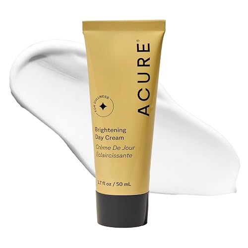 Acure Brightening Day Cream - Cica Cream, Anti Aging Moisturizer to Brighten for Women & Men, Facial Lotion, Skincare with Argan Oil to Replenish