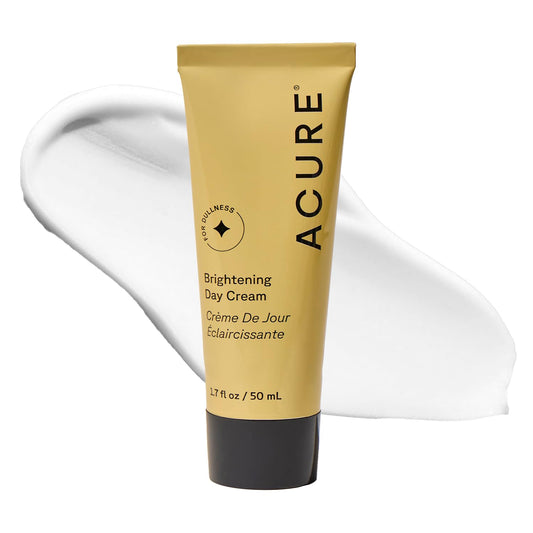 Acure Brightening Day Cream - Cica Cream, Anti Aging Moisturizer to Brighten for Women & Men, Facial Lotion, Skincare with Argan Oil to Replenish