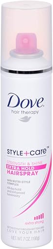 Dove Style + Care Hairspray, Strength & Shine, Extra Hold 7 oz (Pack of 12)