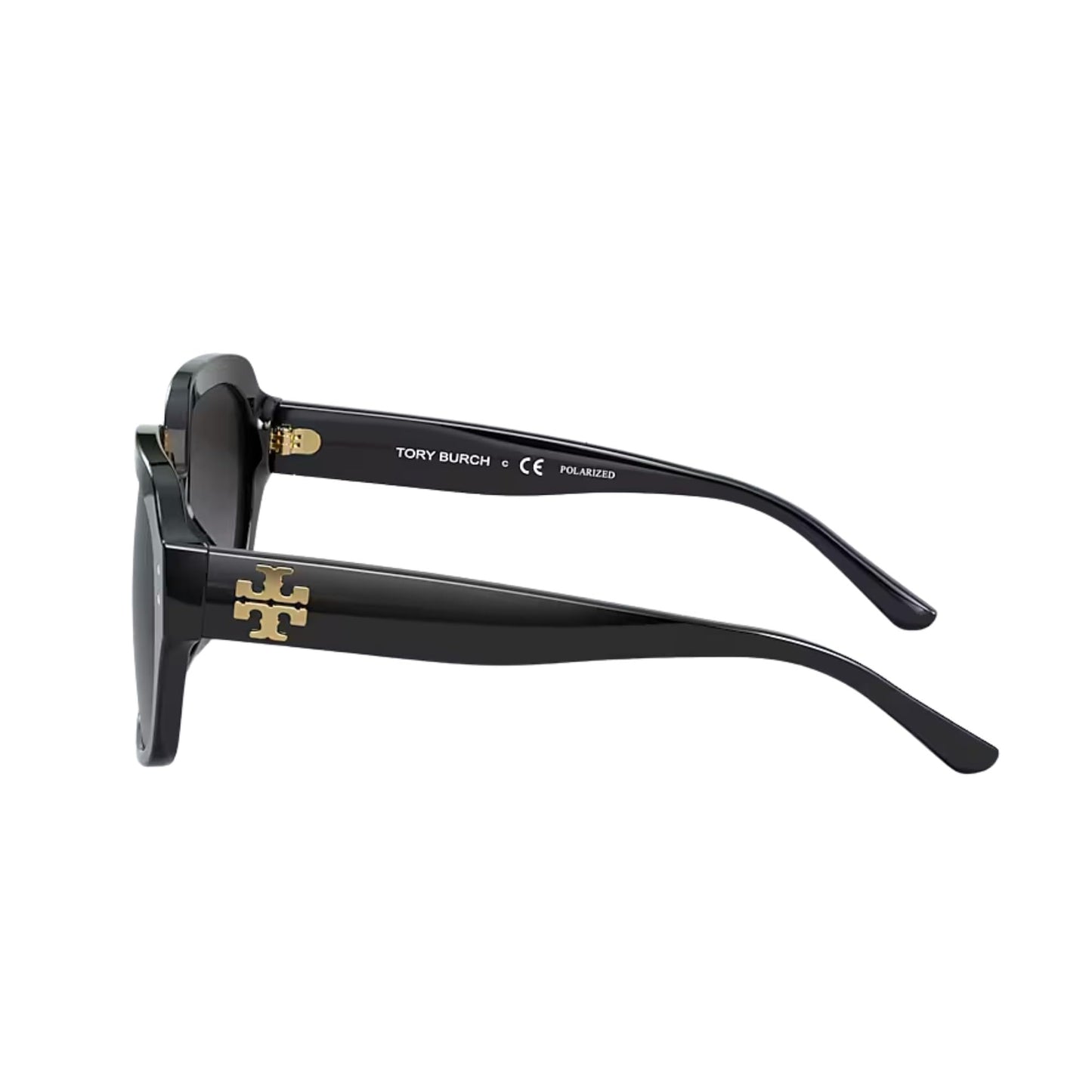 Tory Burch TY7143U Women's Sunglasses Black/Grey Gradient Polar 56