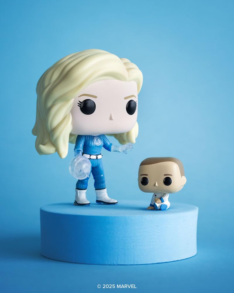 Funko Pop! & Buddy: The Fantastic Four: First Steps - Invisible Woman - Fantastic Four (2025) - Collectable Vinyl Figure - Gift Idea - Official…