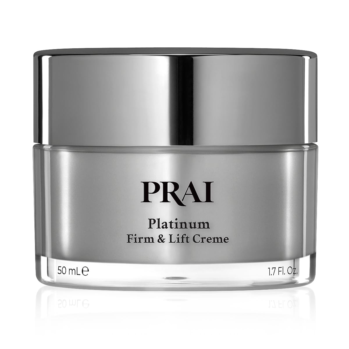 PRAI Beauty Platinum Firm and Lift Creme, Firming and Hydrating Face Moisturizer for Dry Skin and All Skin Types, Face Moisturizer for Skin Firming
