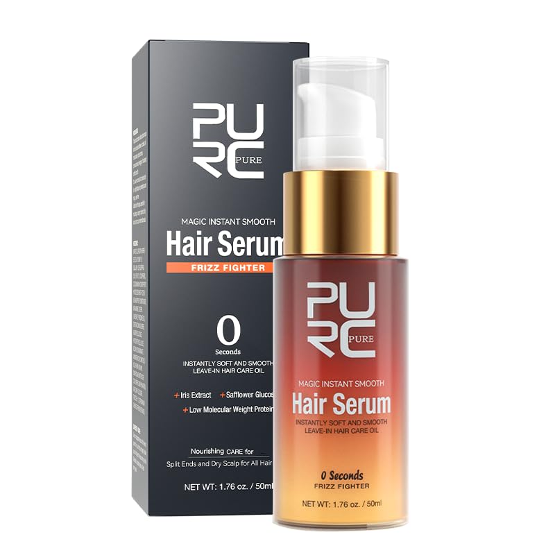 PURC Magic Instant Smooth Hair Serum Nourishing Repair Damaged Leave-In Hair Oil Anti-Frizz Softness Hair Care