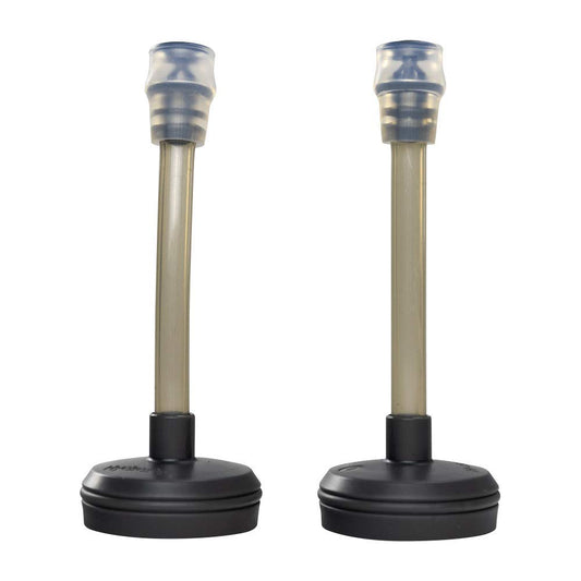 NATHAN NS4596 Hydration Bottle, Portable Water Bottle, Extended Straw, 2 Pack, Running, Trail Running