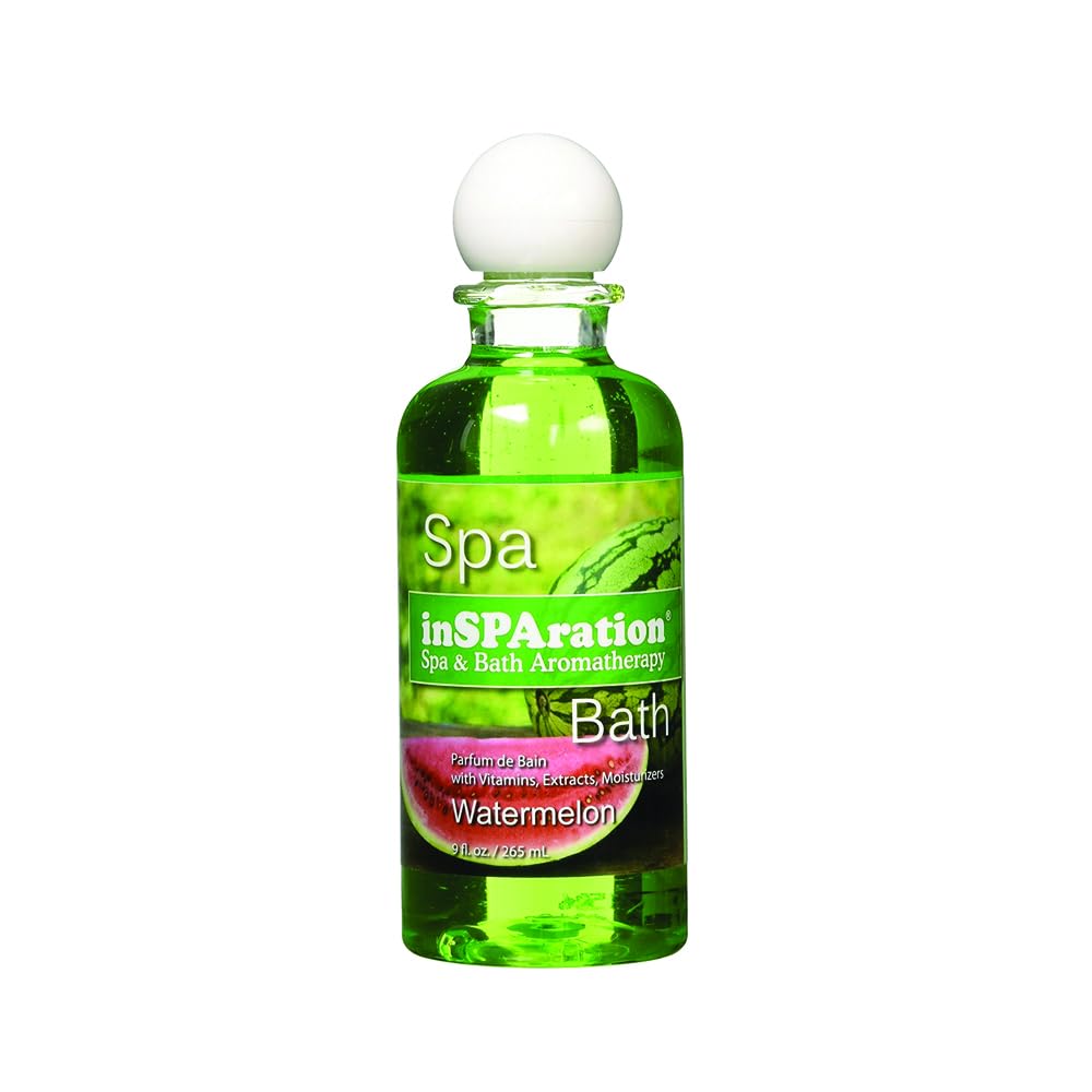 inSPAration Spa and Bath Aromatherapy 126X Spa Liquid, 9-Ounce, Watermelon