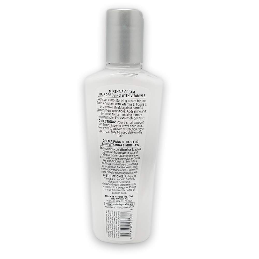 Mirta de Perales Cream Hairdressing With Vitamin E, 8 oz