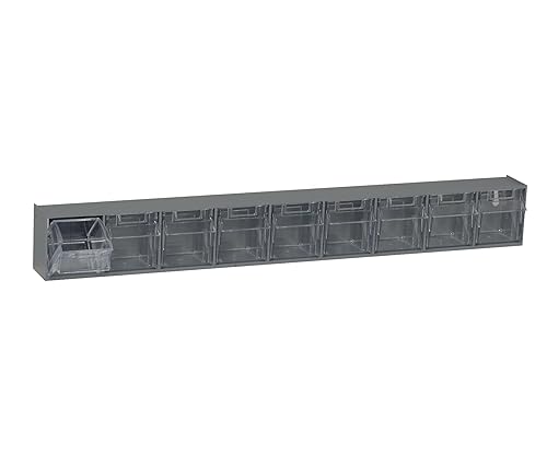 Quantum 9-Compartment Tilt Storage Bin