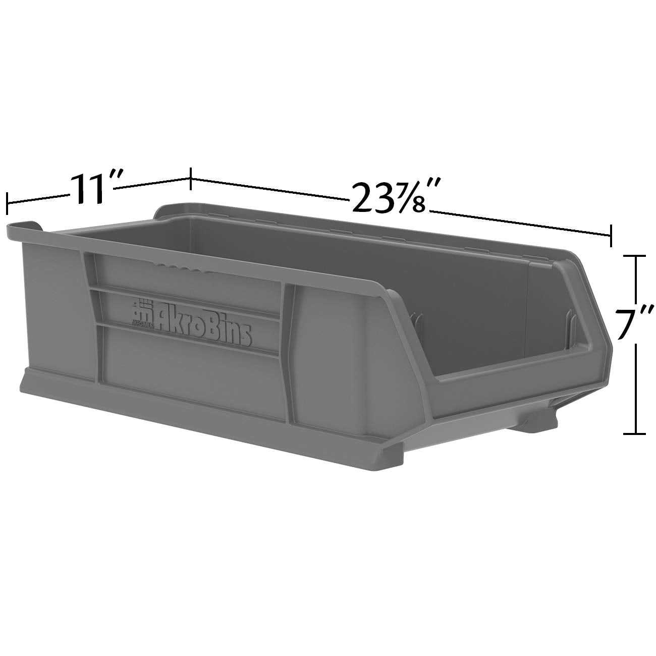 Akro-Mils 30286 Super-Size AkroBins Plastic Storage Bins, Space-Saving Stackable Bins for Garage, Classroom, Warehouse Organization, 24-Inch L x…