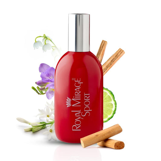 Royal Mirage Sport Eau de Cologne - Unique Fresh Green & Floral Fragrance Spray - 120ml (4 oz) Long-Lasting EDC - Authentic Heritage Scent