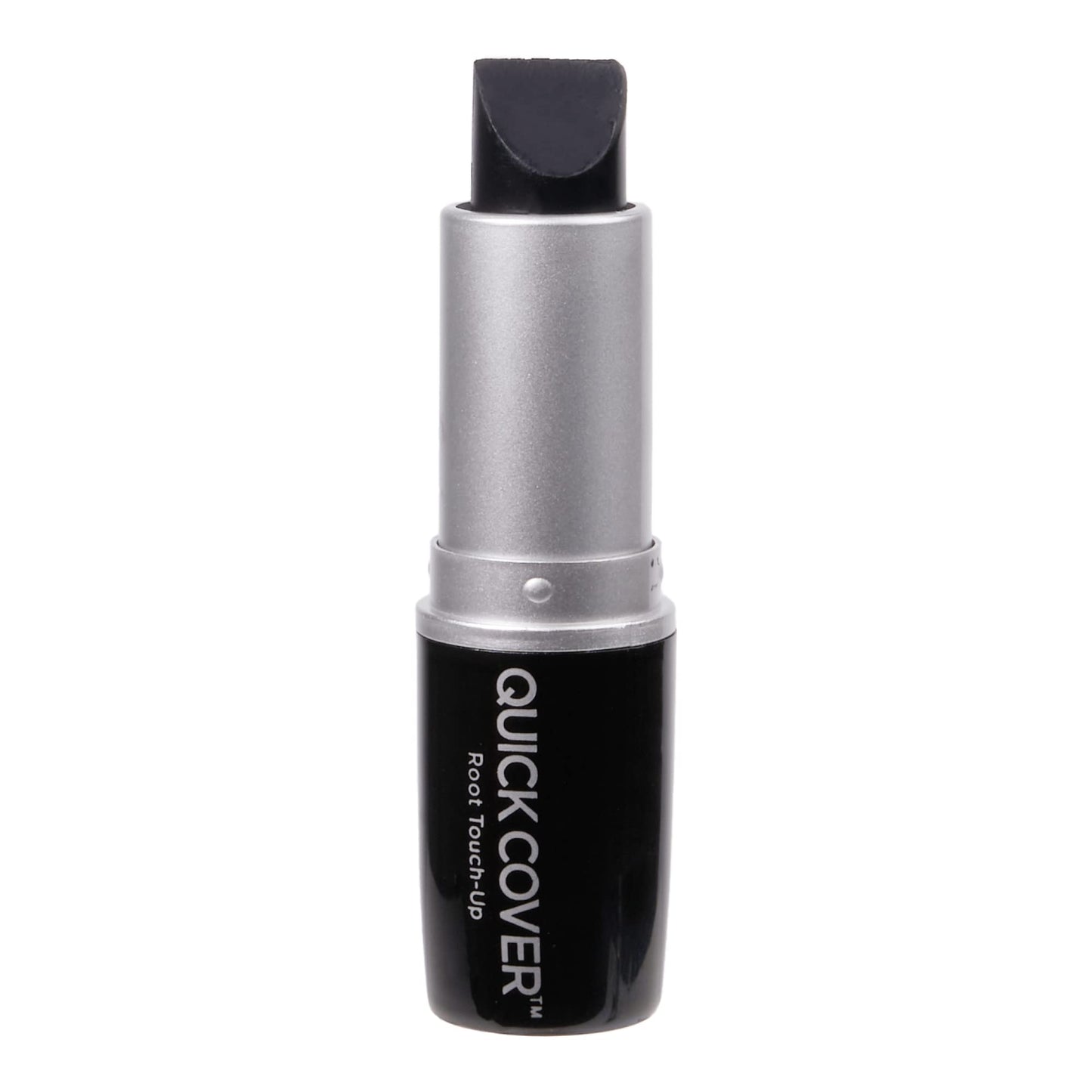 RED by Kiss Quick Cover Gray Hair Touch Up, Root Touch Up, Moisturize and Shine, Brush Type & Stick Type Set (Jet Black)