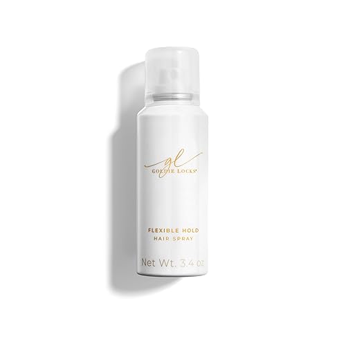 Goldie Locks Travel Size Flexible Hold Hairspray - 3.4 fl oz - Lightweight, All-Day Hold & Brushable Finish - Humidity Resistant - Safe for Extensions