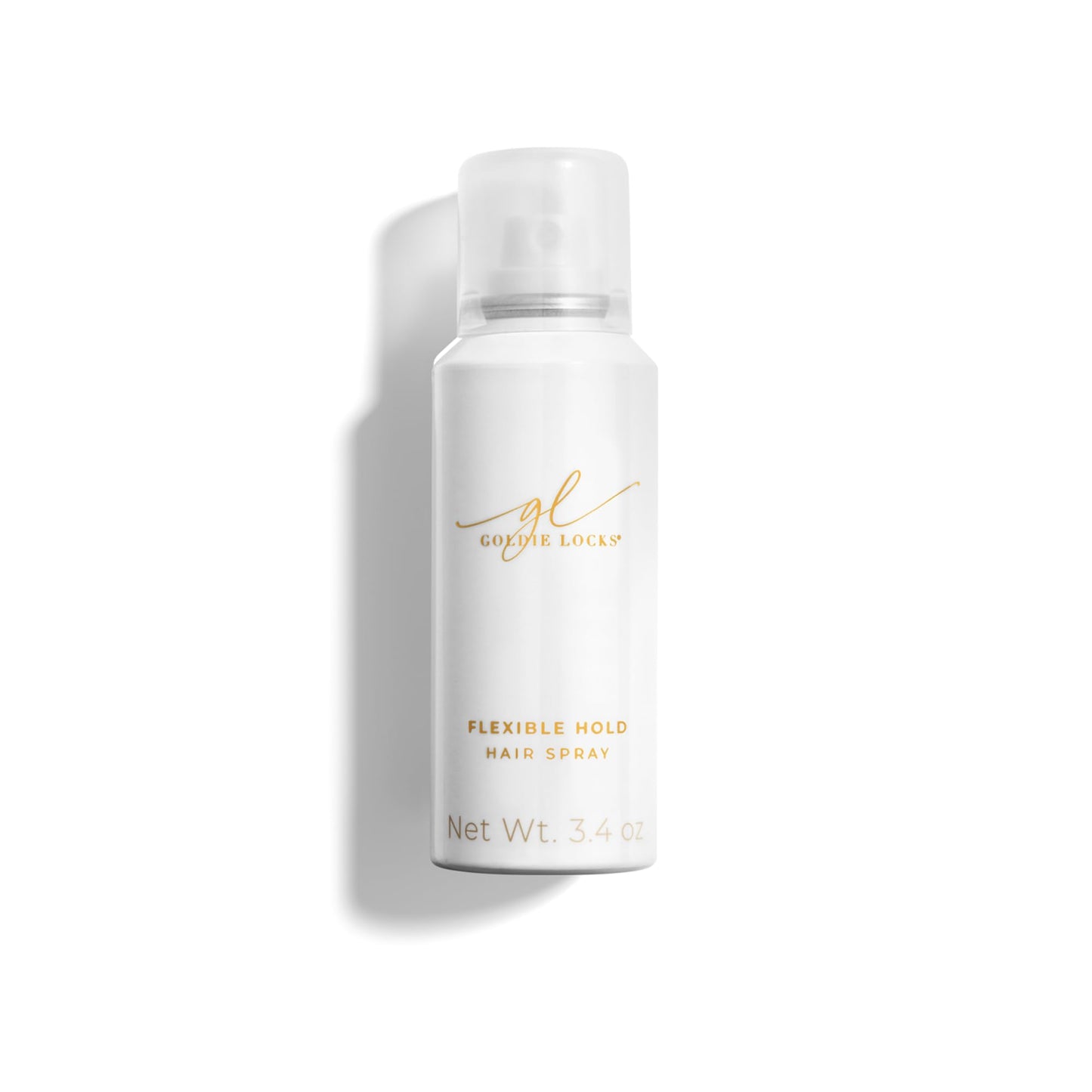 Goldie Locks Travel Size Flexible Hold Hairspray - 3.4 fl oz - Lightweight, All-Day Hold & Brushable Finish - Humidity Resistant - Safe for Extensions