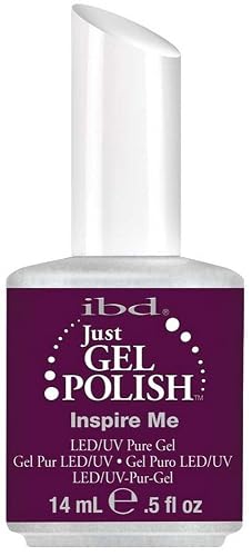 IBD Just Gel INSPIRE ME Soak Off Red Nail Polish UV .5 oz LED Beauty & Personal Care IBD