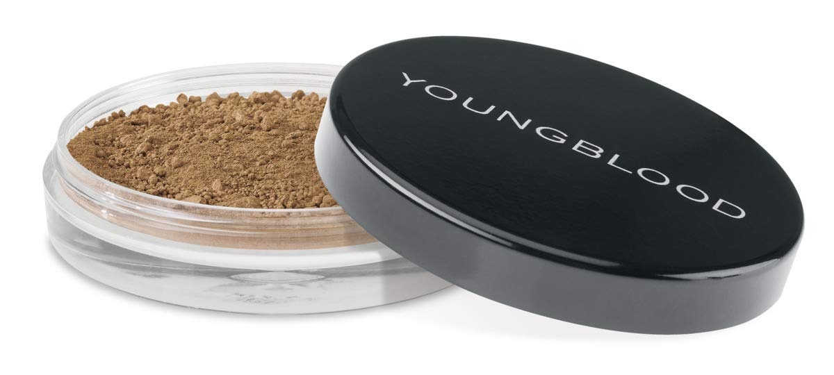 Youngblood Clean Luxury Cosmetics Natural Loose Mineral Foundation, Coffee | Loose Face Powder Foundation Mineral Illuminating Full Coverage Oil
