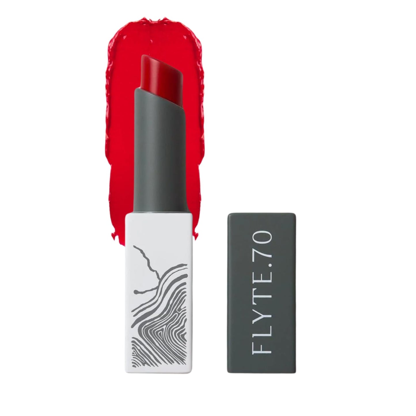 FLYTE.70 Lip Lacquer Red Lipstick Lustrous Buttery & Balmy High Shine with Hyaluronate, Vitamin E, Squalene, Coconut Oil High Impact Plumps, Smoothes