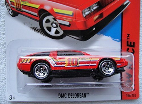 Hot Wheels, 2015 HW Race, DMC Delorean [Red] 184/250