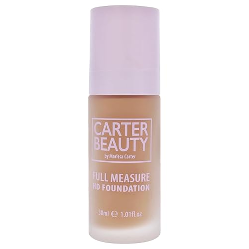 Carter Beauty By Marissa Carter Full Measure HD Foundation- Water-Based, Super Soft Skin Perfector - Vegan And Cruelty Free, Paraben And Sulfate Free
