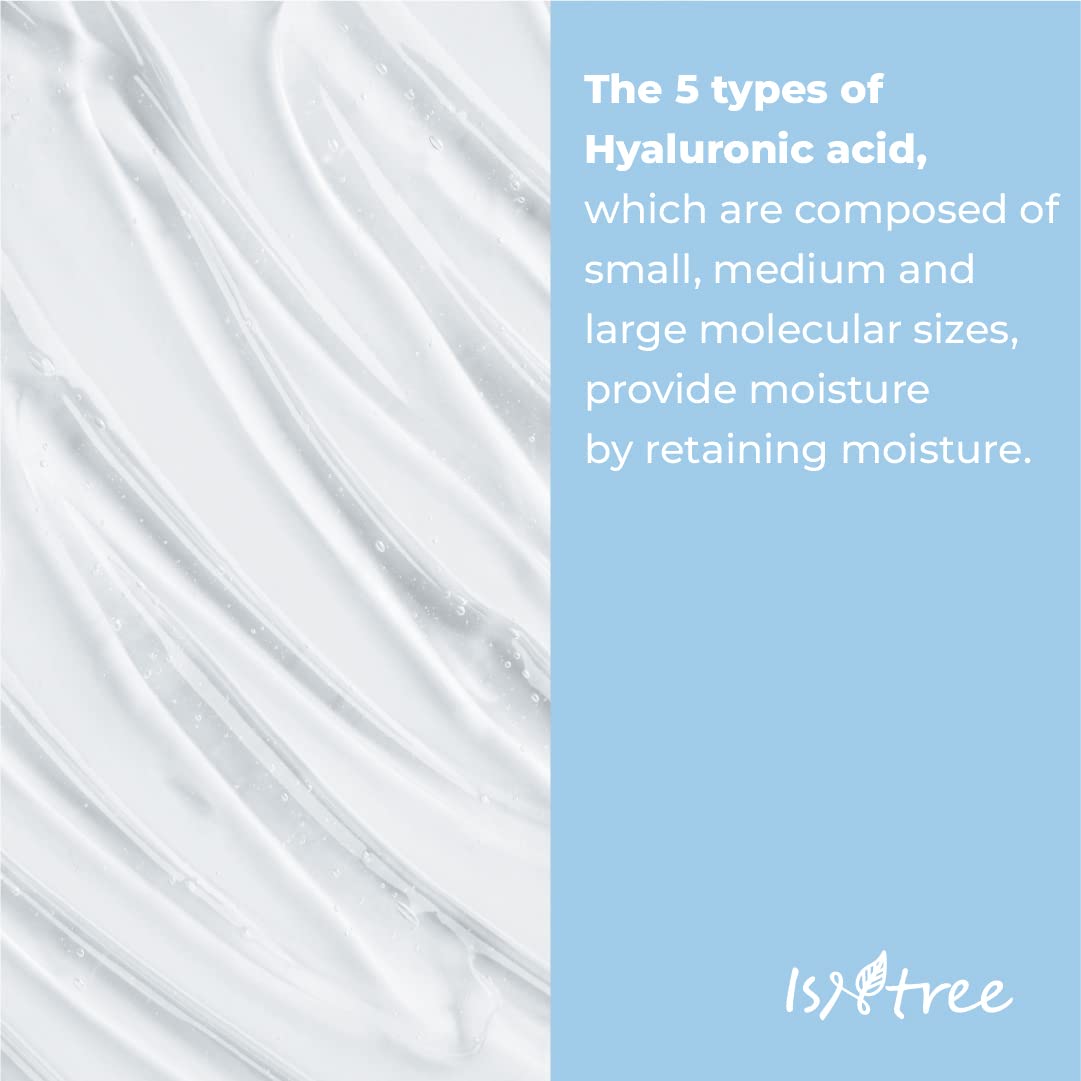 IsNtree Hyaluronic Acid Water Sleeping Mask 100ml 3.38 fl.oz | Moisturizing gel texture | Overnight skincare | Gives radiant glow