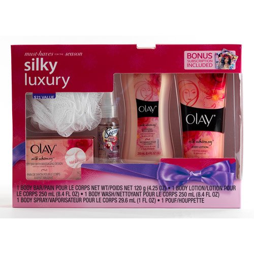 Olay Silky Luxury Bath and Body Holiday Gift Set