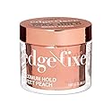 Red by Kiss Edge Fixer Hair Shine Gel, 24 Hour Max Hold, Non-Flaking, Biotin B7 Infused, Natural Styling, Professional Edge Control Wax, Perfect