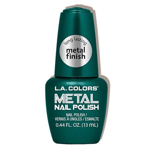 L.A. COLORS Metal Nail Polish, Jaded CNL155 Beauty & Personal Care L.A. COLORS